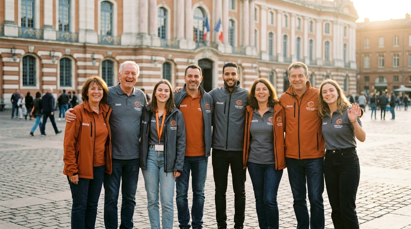Portrait des bénévoles engagés de l'association TLSE MOOVE à Toulouse