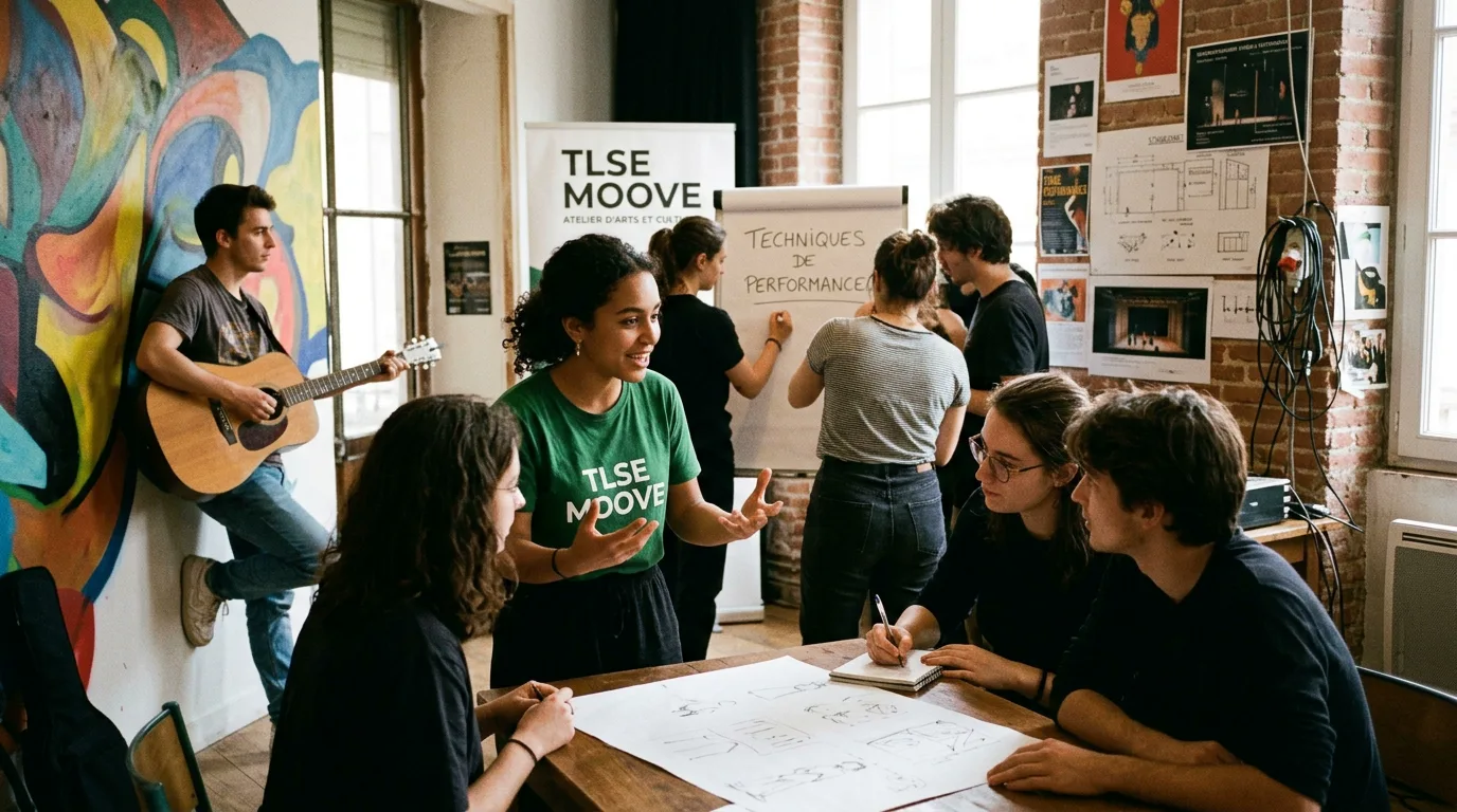 Atelier d'expression artistique et de médiation avec les jeunes toulousains
